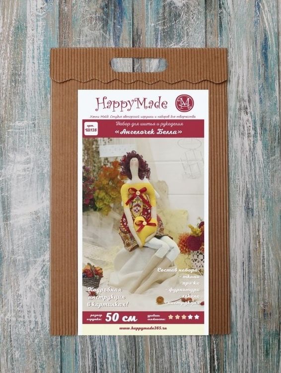 Набор для шитья игрушки «Ангелочек Белла» — картинка 3