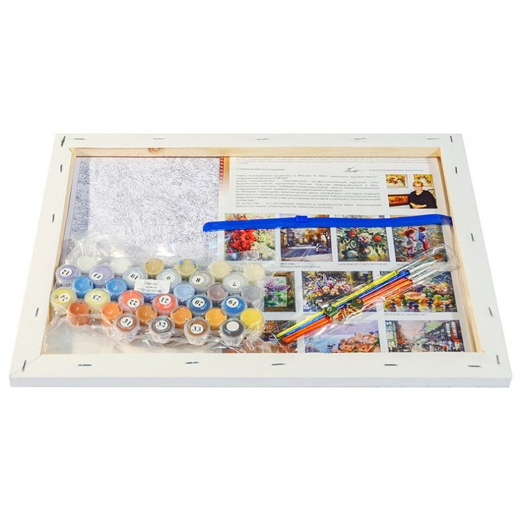 Картина по номерам «Итальянская Ривьера» — картинка 3