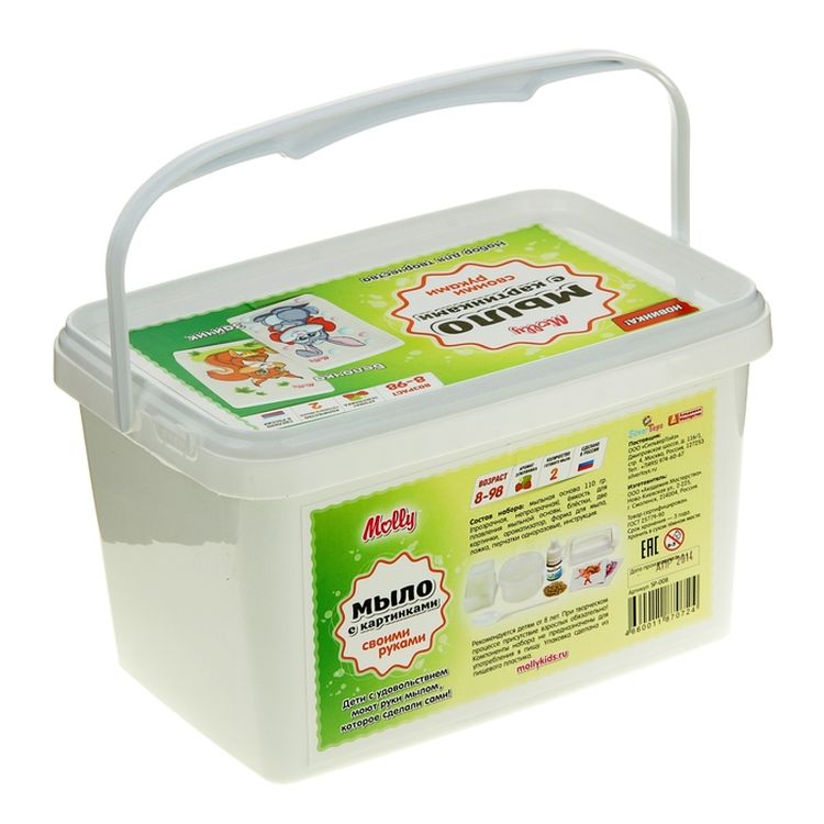 Мыло с картинками «Белочка и зайчик» — картинка 2