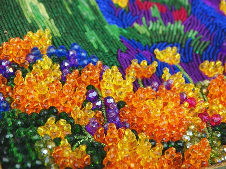 Набор вышивки хрустальными камнями «Лавандовые поля» — картинка 16