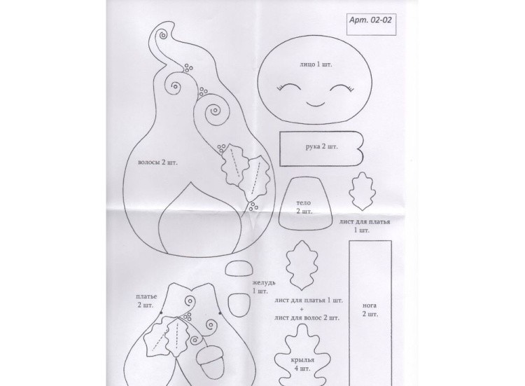 Набор для шитья игрушки «Кайли» — картинка 4