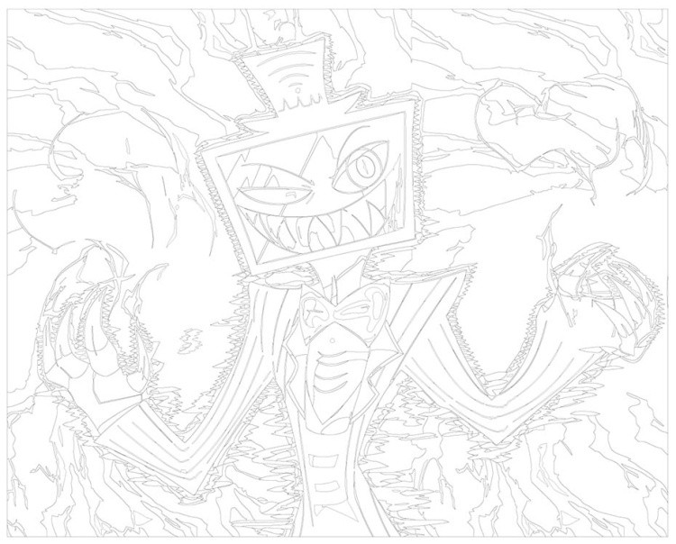 Картина по номерам «Отель Хазбин (Харбин): Вокс Vox 40x50» — картинка 3