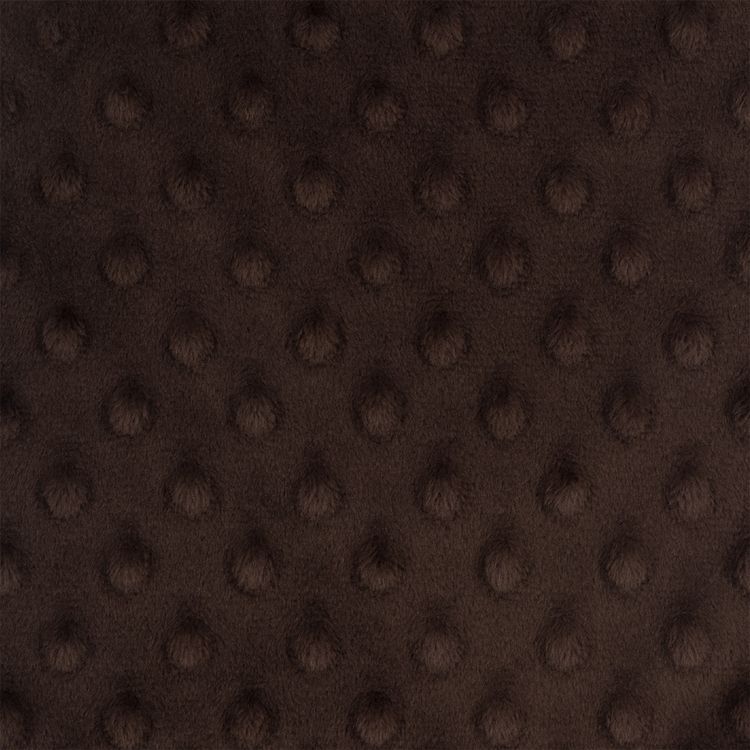 Плюш PEVD, 48x48 см, 309 г/м2, 100% полиэстер, цвет: 35 темно-шоколадный, Peppy