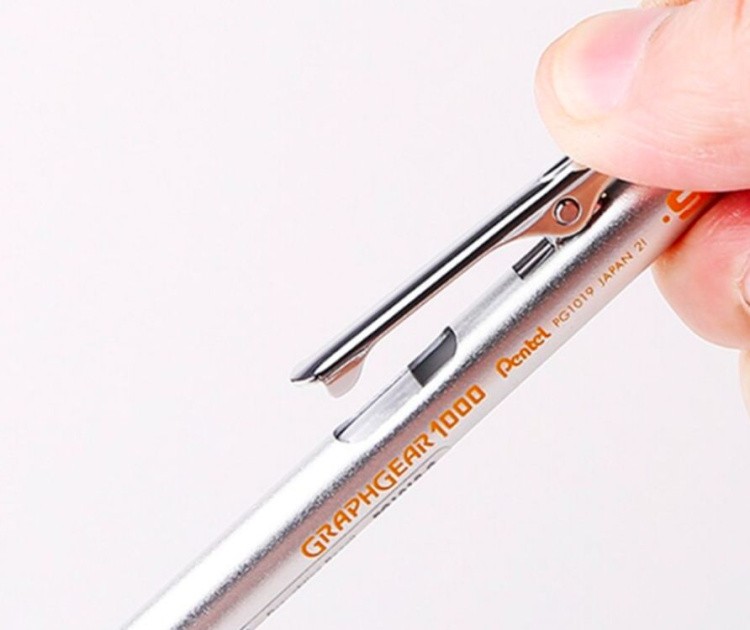 Карандаш автоматический профессиональный GRAPHGEAR 1000 0,9 мм, НВ, Pentel — картинка 7