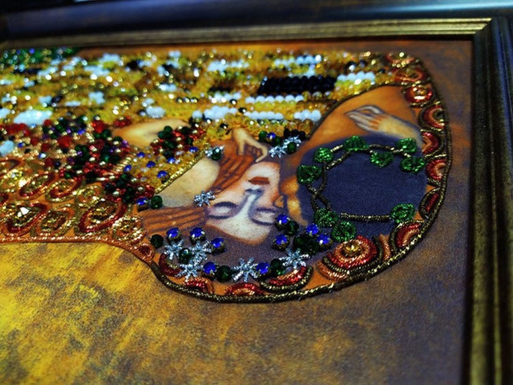 Набор вышивки хрустальными камнями «Поцелуй» — картинка 2