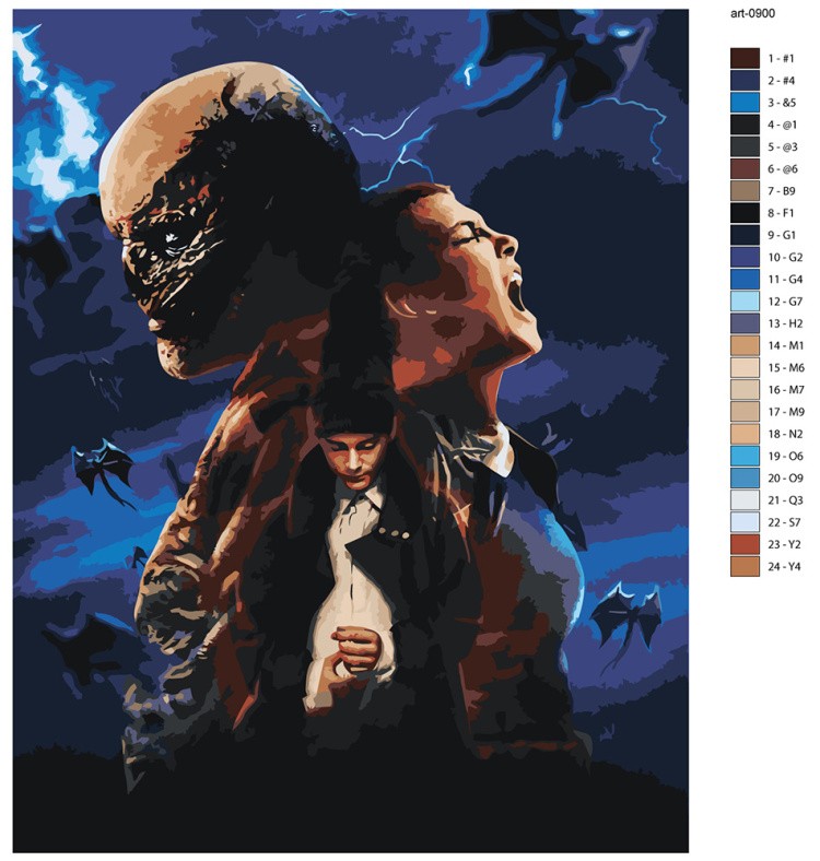 Картина по номерам ОСД Очень странные дела — картинка 2