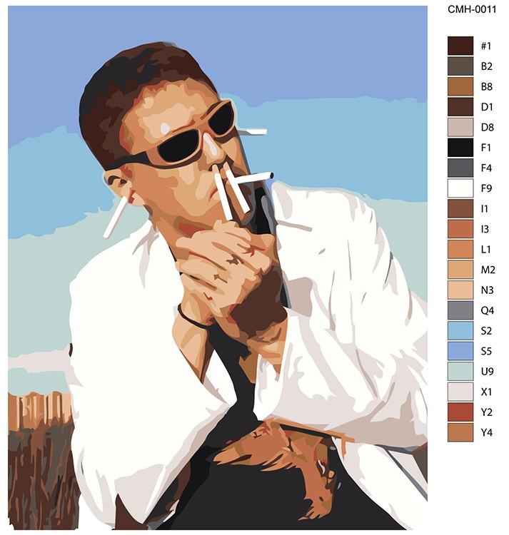 Картина по номерам «CMH: Руслан Crazy Mega Hell 10» — картинка 2