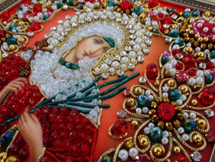 Набор вышивки хрустальными камнями «Святая Валентина» — картинка 2