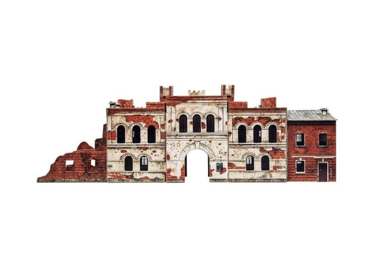 Сборная модель из картона «Холмские ворота, Брест, Беларусь», Умная Бумага — картинка 3