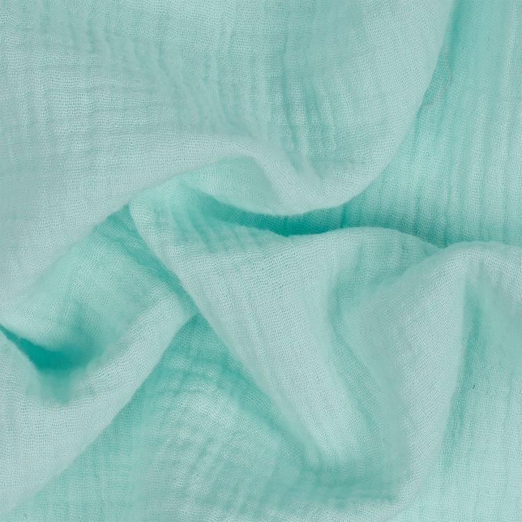 Ткань Муслин, 1 м х 130 см, 125 г/м², цвет: мята, TBY — картинка 3