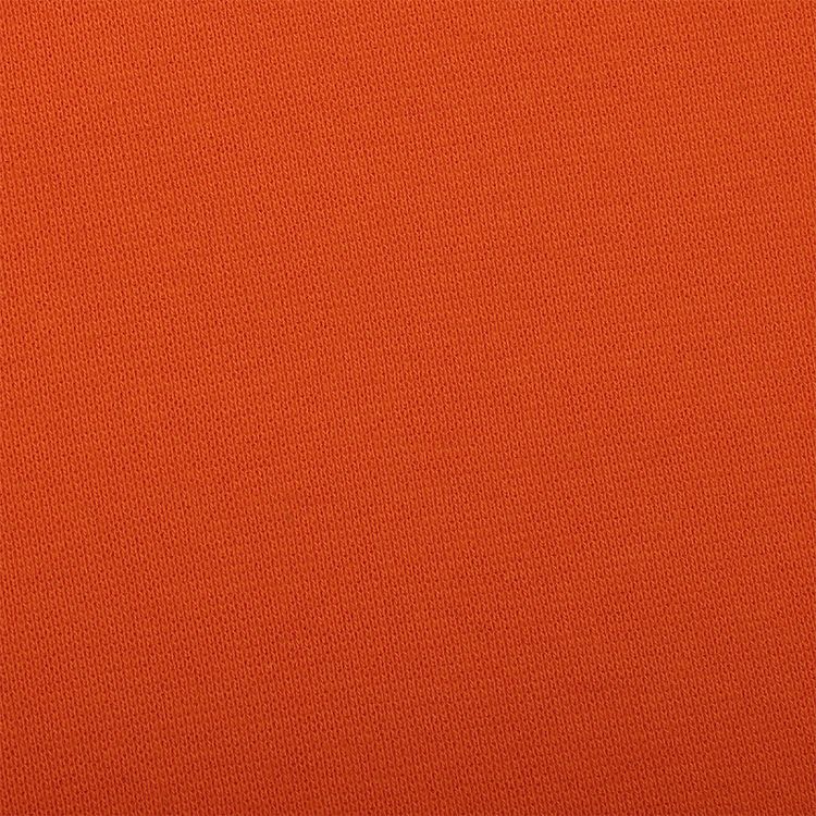 Ткань трикотаж Рибана с лайкрой, 3 м, ширина 80-90 см, 215 г/м2, опененд, цвет: апельсин, TBY — картинка 3