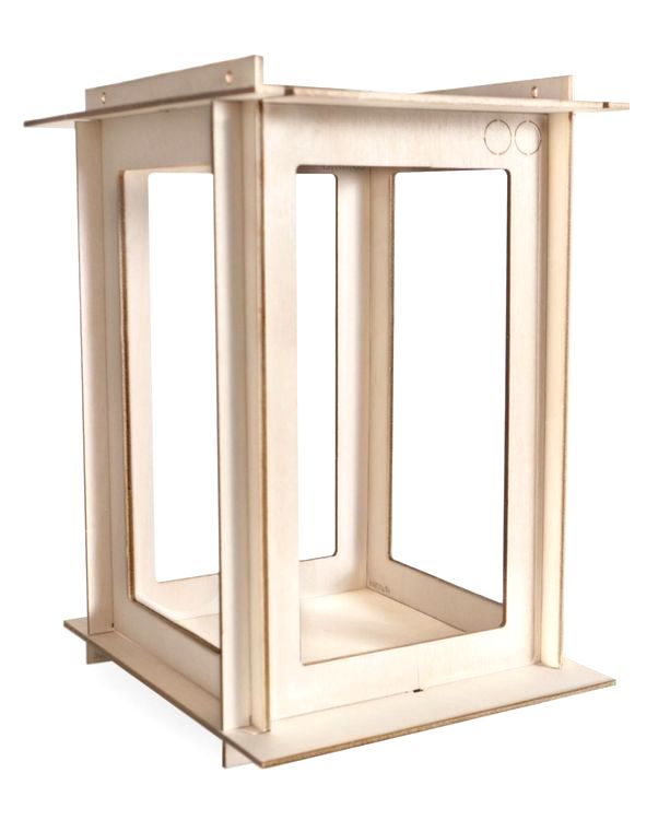 Деревянный конструктор, сборная модель Lemmo «Кормушка для птиц» — картинка 3