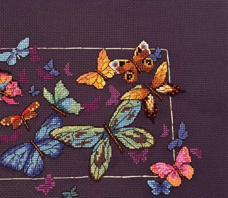 Набор для вышивания «Экзотические бабочки» — картинка 3