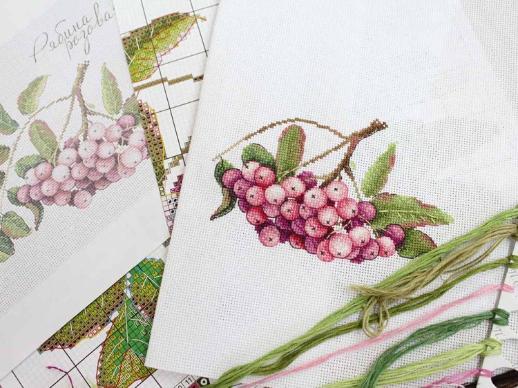 Набор для вышивания «Дары природы. Рябина розовая» — картинка 2