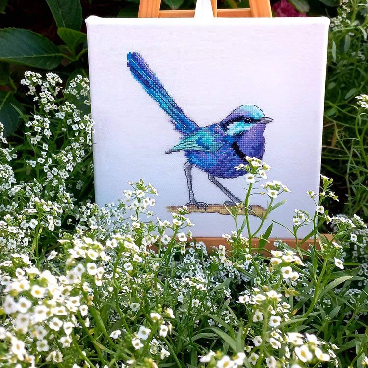 Набор для вышивания «Синий крапивник» — картинка 3