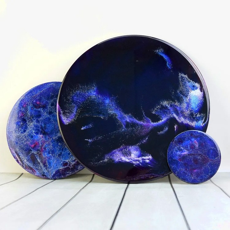 Набор для рисования эпоксидной смолой в технике ResinART Космос, RU-SMOLA — картинка 4