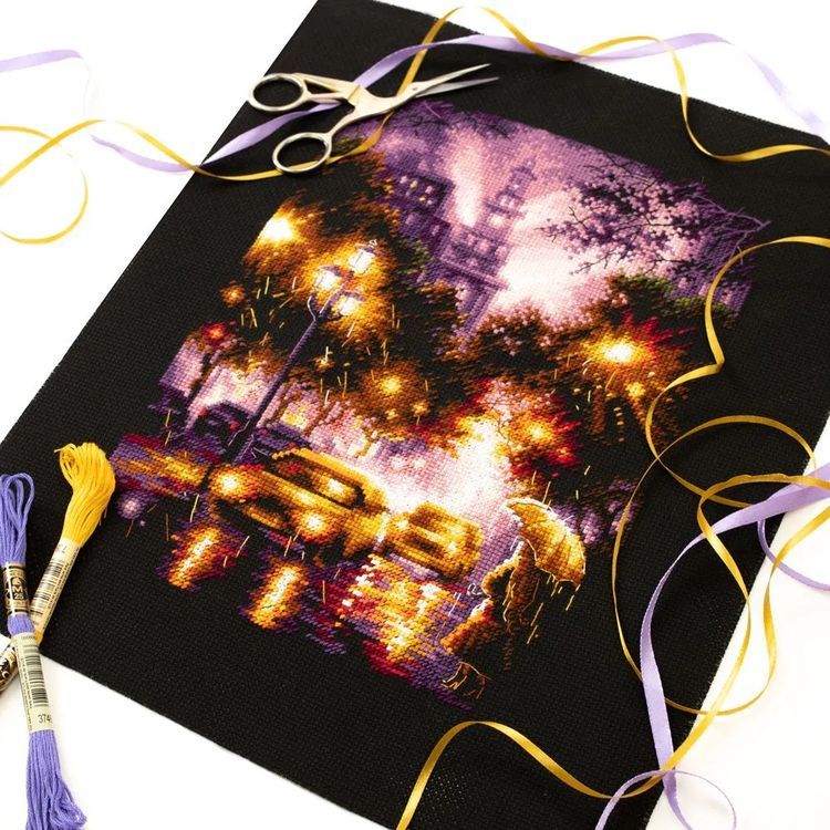 Набор для вышивания «Огни ночного города» — картинка 2