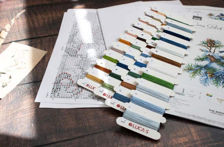 Набор для вышивания «Птицы-Зима» — картинка 4