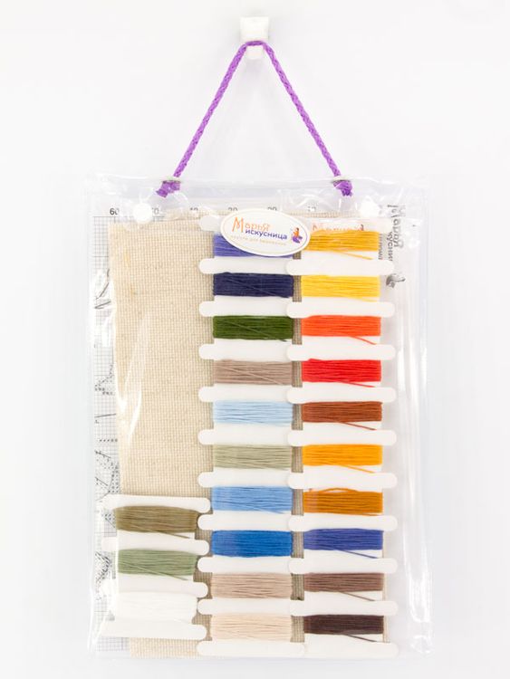 Набор для вышивания «Васильки и ромашки» — картинка 3