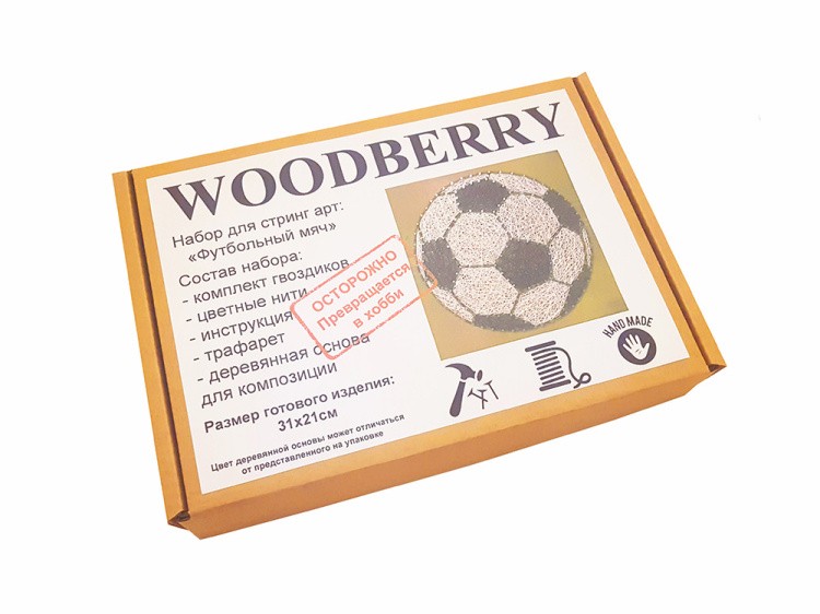 Набор для творчества STRING ART «Футбольный мяч» — картинка 2