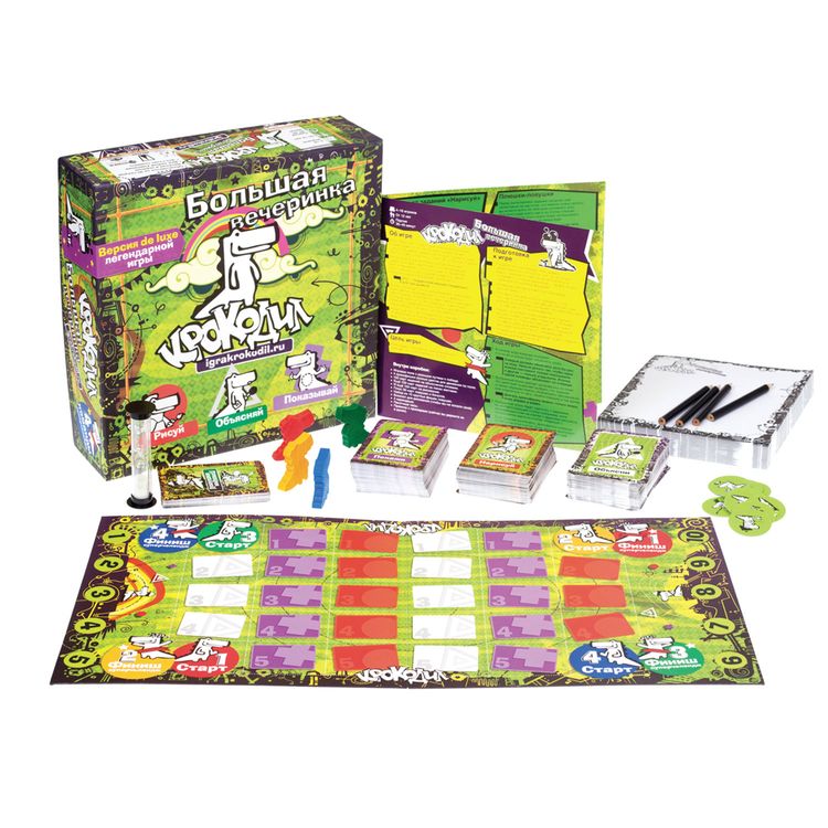Настольная игра «Крокодил. Большая вечеринка» — картинка 2