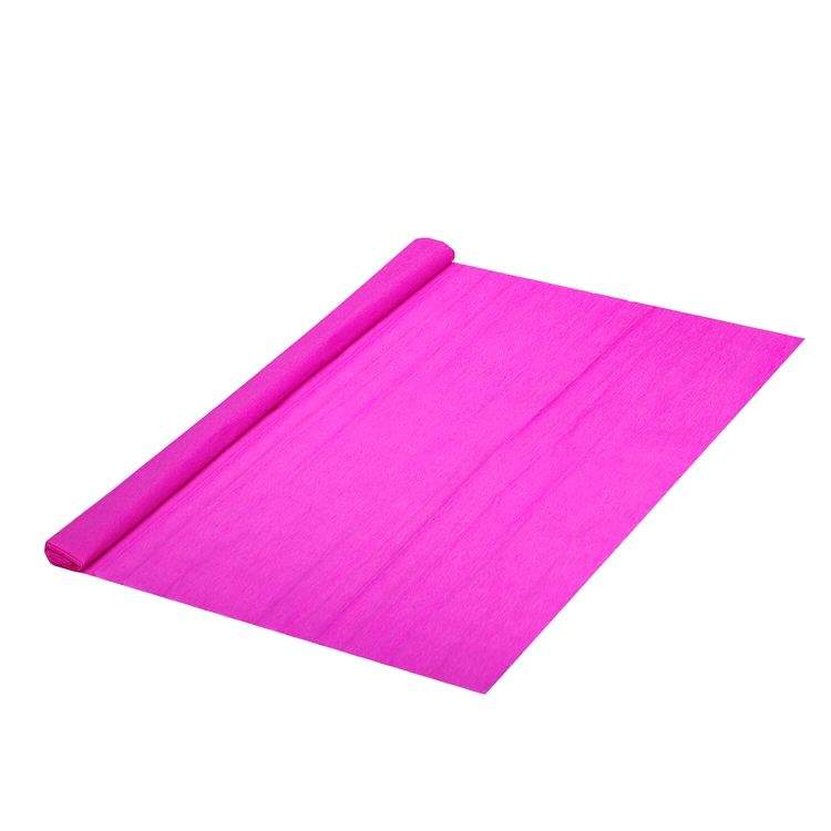 Бумага гофрированная (креповая), 32 г/м2, фуксия, 50х250 см, в рулоне, Brauberg — картинка 2