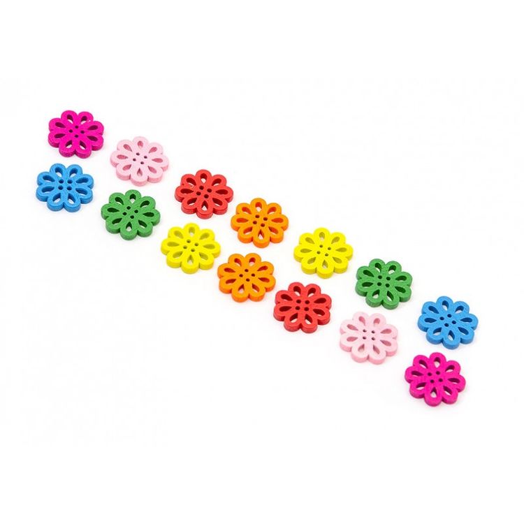 Пуговицы декоративные «Кружева», 25 шт., 2 см, цветные — картинка 4