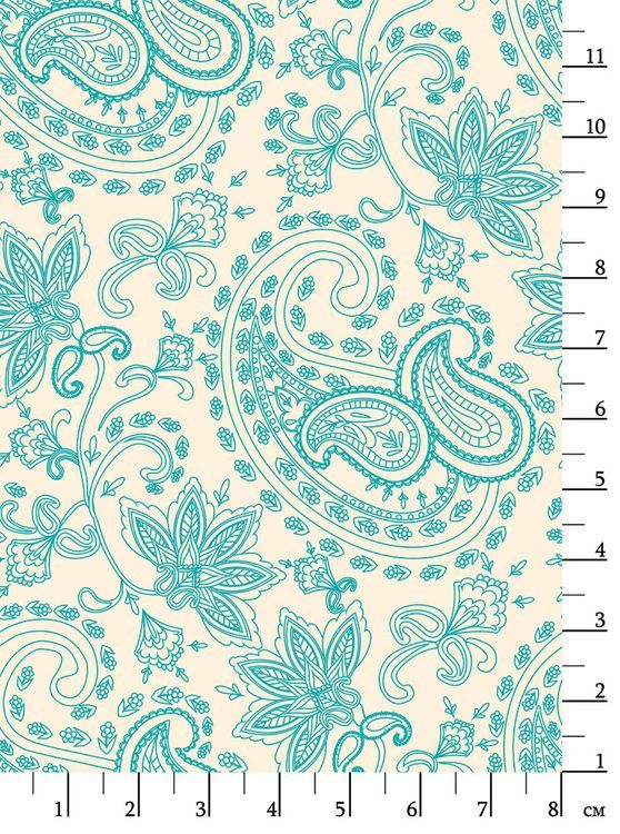 Ткань для пэчворка Сказочный Восток, 146 г/м², 50х55 см, 100% хлопок, цвет: белый, принт, Peppy — картинка 2