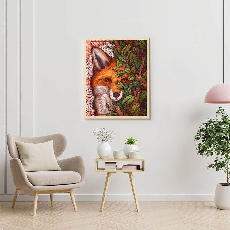 Картина по номерам «Лиса» — картинка 4