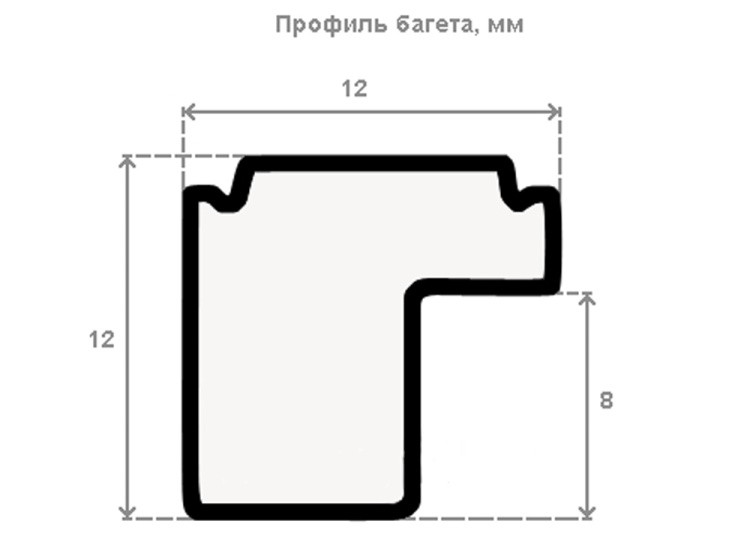 Рамка без стекла для картин «Cristina» — картинка 2