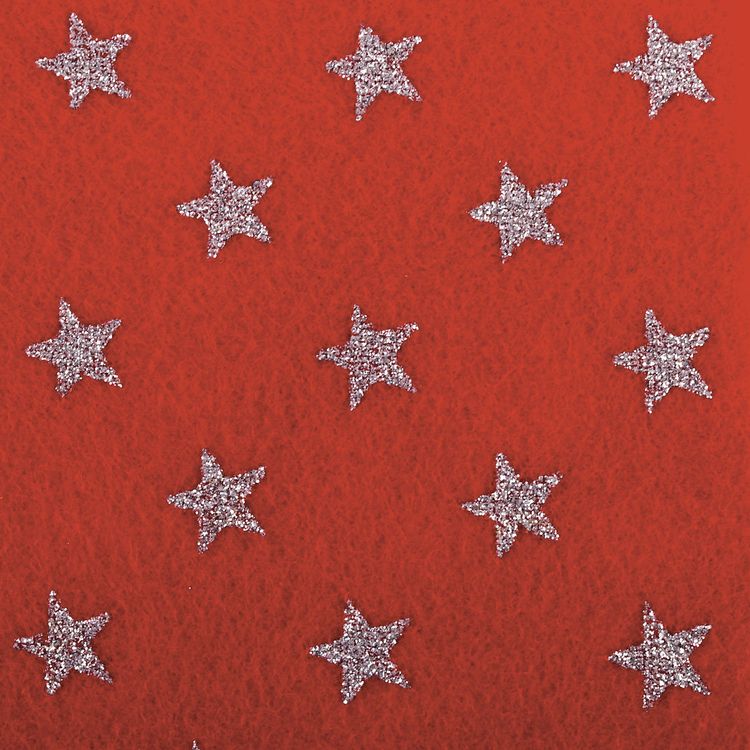 Цветной фетр для творчества А4, блестки, 210х297 мм, 5 листов, 5 цветов, толщина 2 мм, ОСТРОВ СОКРОВИЩ — картинка 3