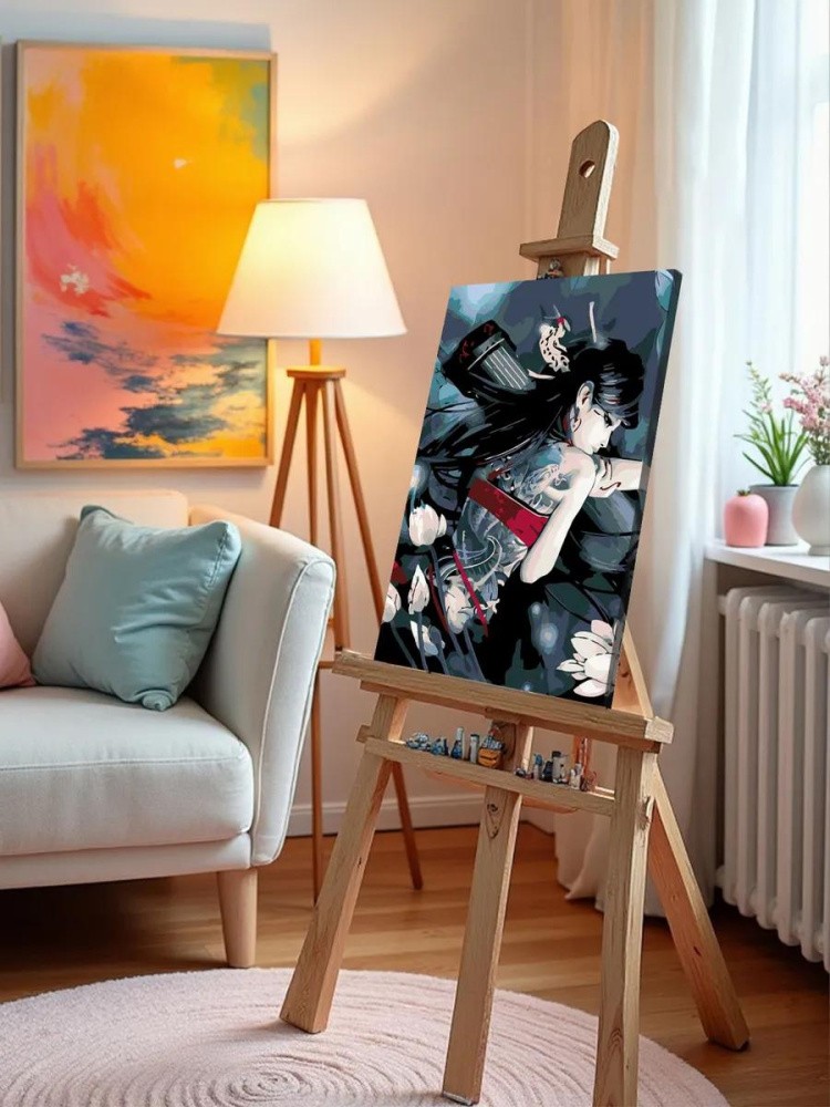 Картина по номерам «Муза» — картинка 9