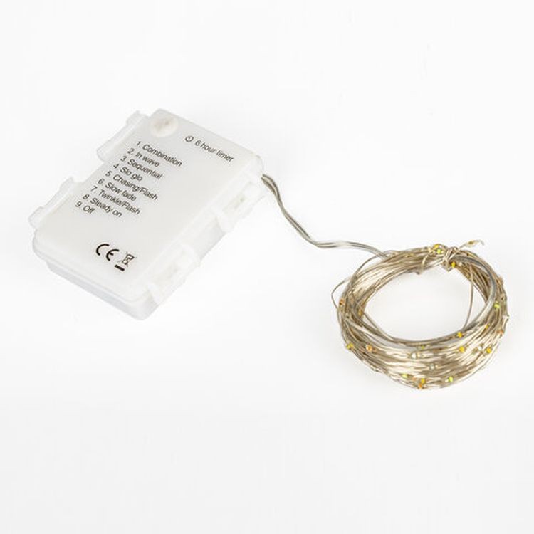 Электрогирлянда уличная «Роса», IP44, 100 LED, 10 м, многоцветная — картинка 3