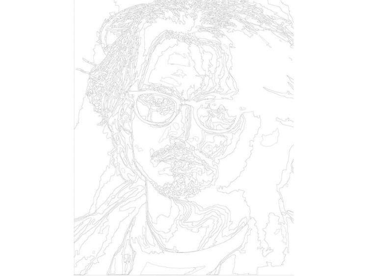 Картина по номерам «Джонни Депп» — картинка 3