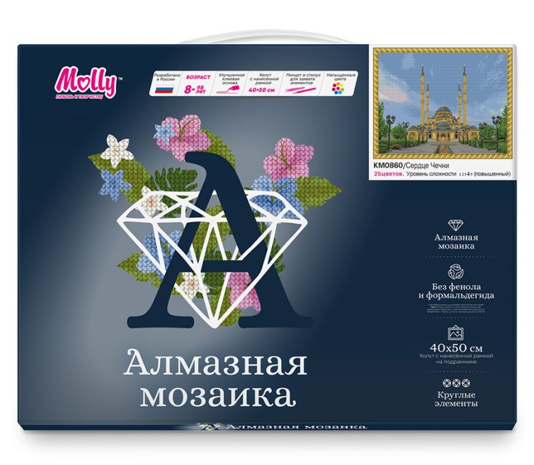 Алмазная вышивка «Сердце Чечни» — картинка 2