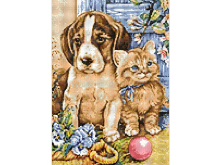 Алмазная вышивка «Лучшие друзья» — картинка 2