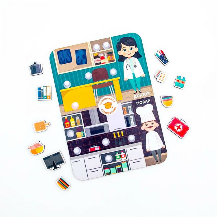 Сортер «Профессии, Доктор и повар» — картинка 4
