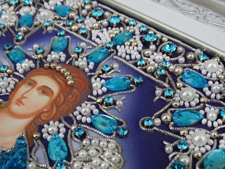 Набор вышивки хрустальными камнями «Ангел Хранитель» — картинка 9