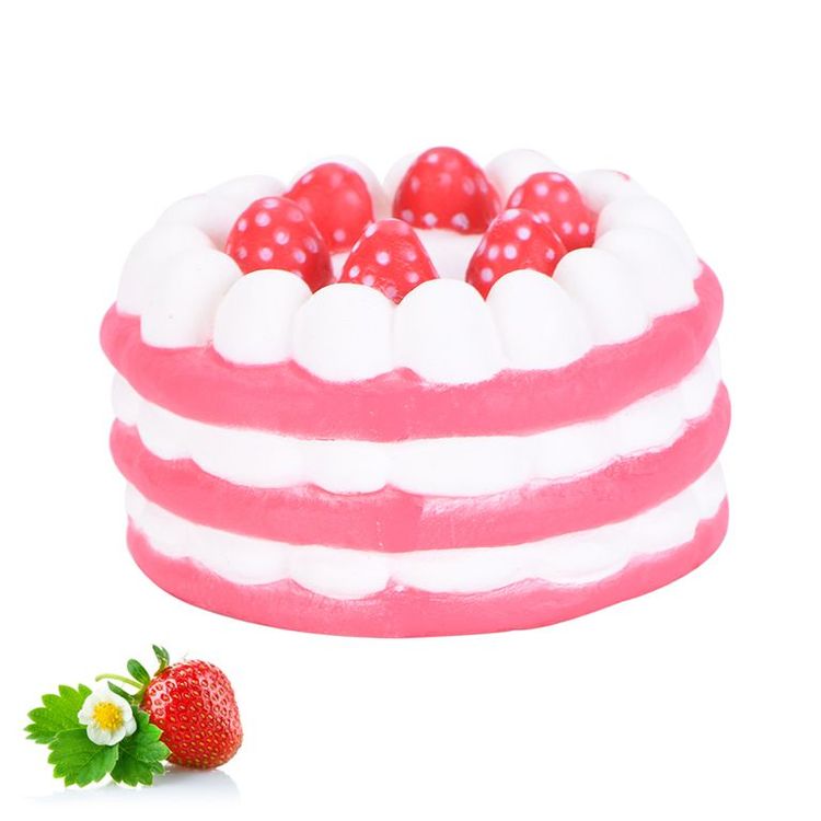 Сквиши Клубничный торт — картинка 3