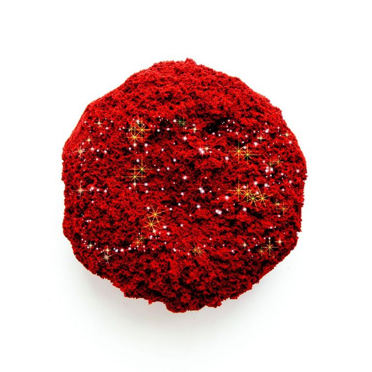 Трогательный песок «Лепа - Сияние золота» 1кг, красный песок с минеральным красителем с золотыми блестками — картинка 2