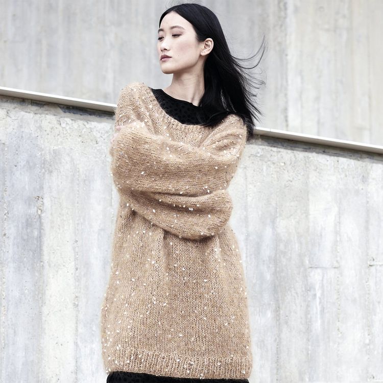 Пряжа Katia CASIOPEA (054), светло-какао, 5 шт. по 50 г — картинка 3