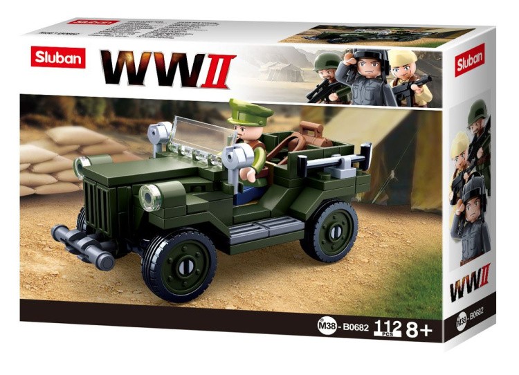 Конструктор «Вторая мировая война. Грузовик», 111 деталей — картинка 3