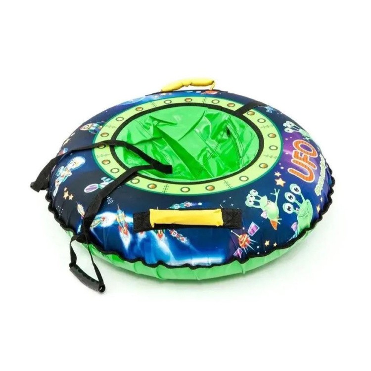 Детская зимняя ватрушка тюбинг для катания 70 см — картинка 5