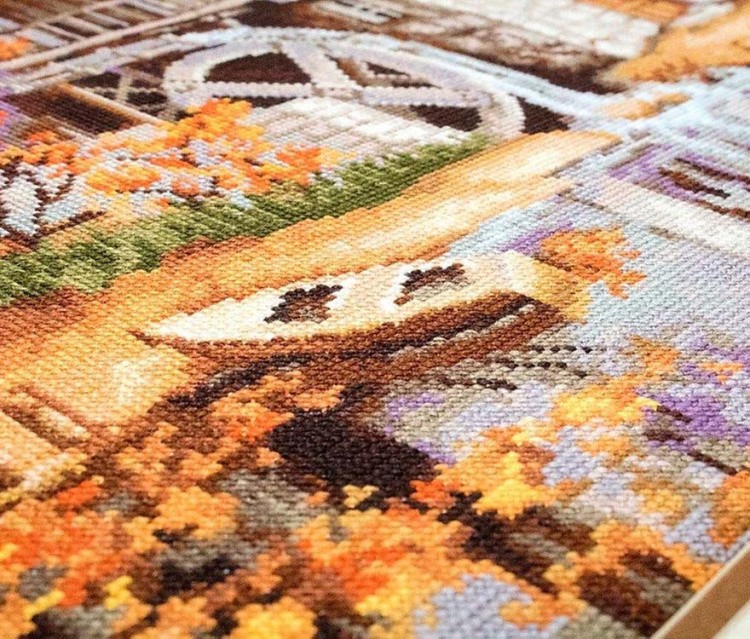 Набор для вышивания «Осенний пейзаж» — картинка 3