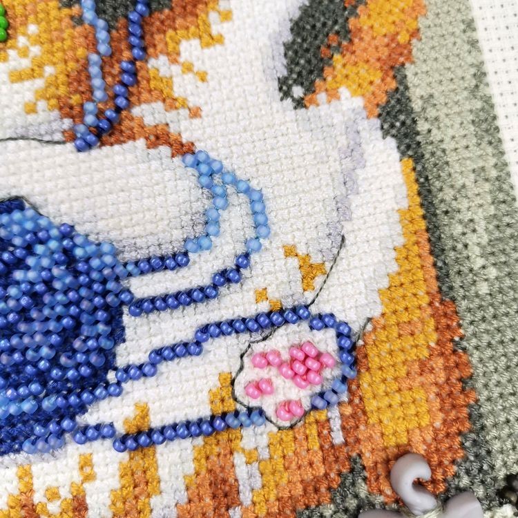 Набор для вышивания «Кот и клубок» — картинка 4