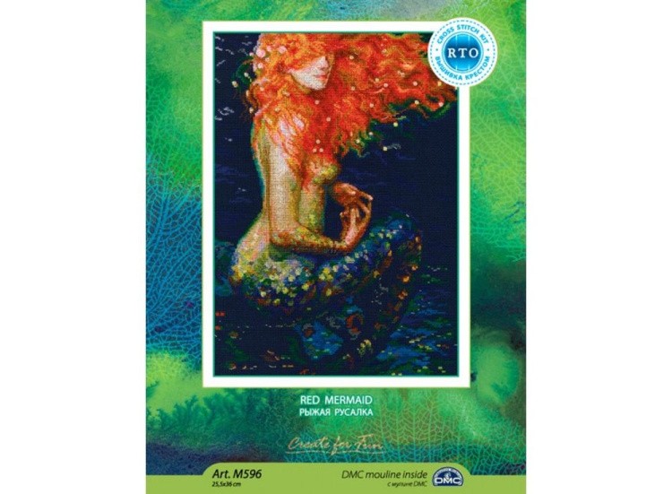 Набор для вышивания «Рыжая русалка» — картинка 3