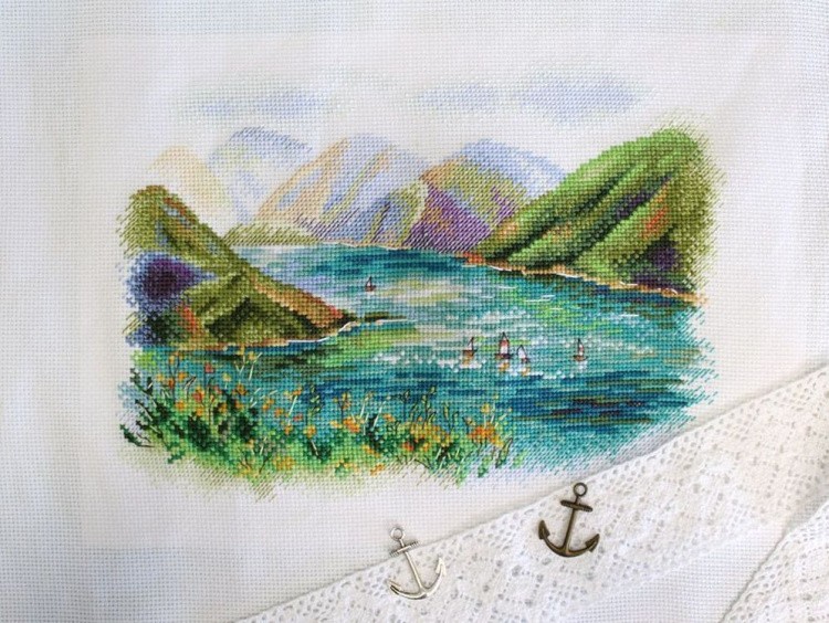 Набор для вышивания «Озеро Кезонойам» — картинка 3