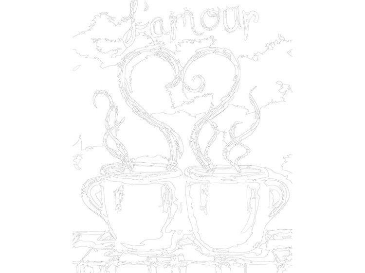 Картина по номерам «Кофе для пары» — картинка 3