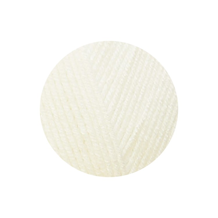 Пряжа ALIZE Happy kids (Хеппи кидс) (62), молочный, 5 шт. по 100 г — картинка 2