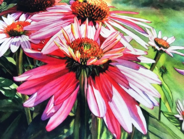 Рисунок на ткани «Маргаритки» — картинка 3